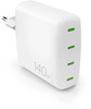Laadija Puro MiniPro Gan Wall Charger, 140 W, 4xUSB-C, valge
