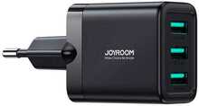 Laadija Joyroom JR-TCN02, 3xUSB, 17W, must