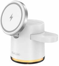 Juhtmevaba laadija Jellico W22 4in1, 23 W, valge