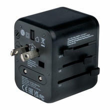 Reisiadapter Verbatim UTA-01, 2xUSB-A, must, 12 W