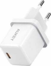 Minilaadija Aukey PA-F5 OEM, 1xUSB-C, 20W, valge