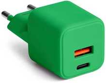 Seinalaadija Colorum CLS30-AC-04, USB-A + USB-C PD 30W, roheline