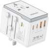 Reisiadapter Dudao A35Pro, 35 W, 3x USB-C, 2x USB-A, valge