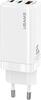 Seinalaadija Usams CC110TC02 T33, 65W, 2xUSB-C + USB, valge