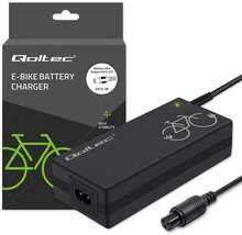 Laadija Qoltec elektrilisele jalgrattale 36V 42V 2A GX12-3Pin