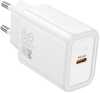 Laadija Hoco N62, USB-C PD, 30 W, valge