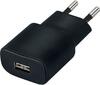 Telefoni laadija Forever TC-01, 1x USB 1A, must