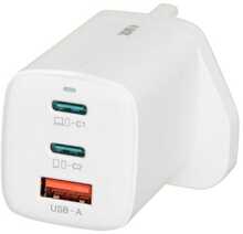Laadija iBOX C-65, GaN 65W, universaalne, UK pistik, valge