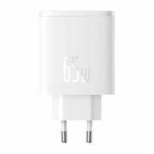 Seinalaadija Baseus OS-Cube Pro, 2xUSB-C + USB, 65W, valge