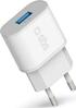 Seinalaadija SBS TETR1USB2AWFAST, 10W, USB-A, valge