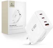 Seinalaadija Tech-Protect NC140W-GAN, 4 porti, PD 140W, QC3.0, valge