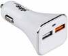 Autolaadija Akyga AK-CH-08, 2x USB-A, 18W, valge