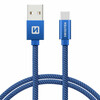 Kaabel Swissten USB Type C, 20 cm, sinine