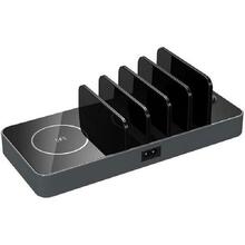 Juhtmevaba laadija Prestigio Revolt A6, 6-in-1, must/kosmosehall