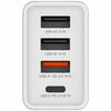 Seinalaadija Verbatim CHR-30EU2, 30W, 3xUSB-A, USB-C PD 3.0, valge