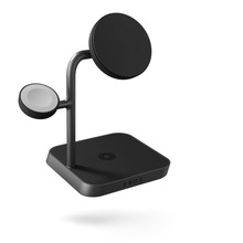 Juhtmevaba laadija Zens Office Charger Pro 3, 3-in-1, Qi2, 15W, must