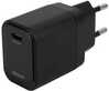 Seinalaadija Deltaco USBC-AC151, 1x USB-C PD, 20 W, must
