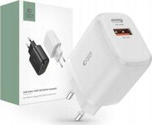 Laadija Tech Protect C20W USB-C PD 20W, USB-A QC 3.0, valge