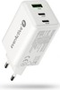 Seinalaadija Everactive SQ-655Q Charger GAN QC 4+, 65 W, 1xUSB, 2xUSB-C, valge