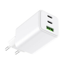 Seinalaadija Alkaya 65W, Triple Port, valge