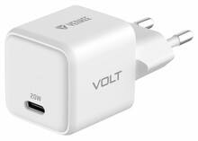 Seinalaadija Yenkee USB C 20W, 3A, Power Delivery 3.0, valge