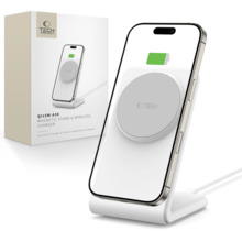 Juhtmevaba laadija Tech-Protect QI15W-A38 MagSafe, 15 W, valge