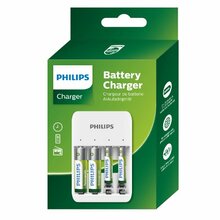 Laadija Philips SCB4013NB/00, 2x700mAh AAA, 2x1300mAh AA