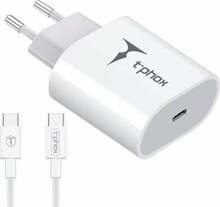 Telefoni laadija T-PHOX iSpeed, USB-C, 20 W