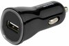 Autolaadija Vivanco 36256, USB 2.1A, must