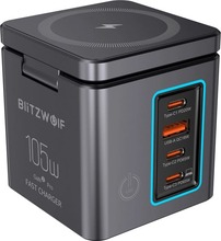 Seinalaadija Blitzwolf BW-i113 GaN, USB-A, 3xUSB-C, 105W