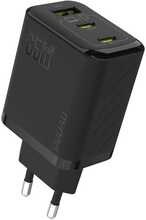 Seinalaadija Dudao A29EU, 65 W, 2xUSB-C + 1xUSB-A, must