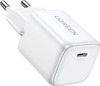 Laadija Ugreen CD318 Nexode Mini, GaN, USB-C, 20W, valge