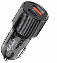 Telefoni autolaadija Ikaku KSC-855, 30W, QC3.0, must