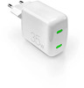 Seinalaadija Puro MiniPro 35W GaN, 2xUSB-C, valge