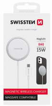 Juhtmevaba laadija Swissten MagStick 15W, USB-C, ühilduv Apple iPhone