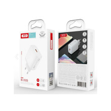 Laadija XO Design L79, 40 W, 1x USB, valge
