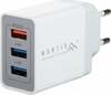 Laadija Montis MT009, 3x USB, 30 W, valge