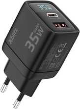 Kiirlaadimisadapter Xblitz XC1 GaN3, 35W, USB-C ja USB-A