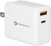 Reisilaadija Forcell F-Energy TFK-TC-45WPDAC 3in1, Type C + USB A, PD QC4.0, 45W, vahetatavate pistikutega, valge