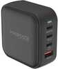 Seinalaadija Promate GaNPort4-100PD GaNFast, 100W