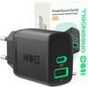 Laadija Green Cell PowerSource Duo30, USB/USB-C, 30W, must
