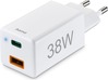 Laadija Hama 00201640, 38W, USB-C, USB-A, valge
