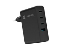 Seinalaadija Natec Ribera, 100W, 3xUSB-C, 1xUSB-A, must