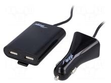 Autolaadija Akyga AK-CH-10, 4x USB-A, 9 A
