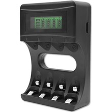 Akulaadija Qoltec Ni-MH tüüpi R03/AAA R6/AA 1800 mA