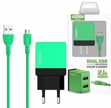 Laadija Somostel SMS-A53, 2 x USB 2.0, roheline