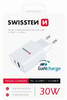 Laadija Swissten 22037000, 30W, 1x USB-C, 1x USB-A