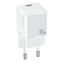 Laadija Usams T45, 30W, PD 3.0, valge