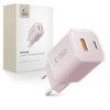 Seinalaadija Tech-Protect NCM33W, 2 pordiga, PD33W/QC3.0, roosa