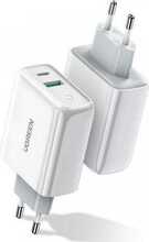 Laadija Ugreen CD170, USB-C / USB-A, 36W, valge